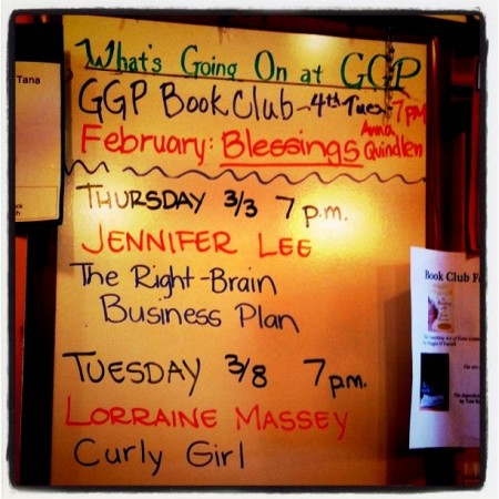 Oakland Book Signing at A Great Good Place for Books